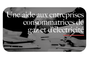 Une aide aux entreprises consommatrices de gaz et d'électricité